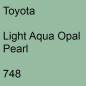 Preview: Toyota, Light Aqua Opal Pearl, 748.